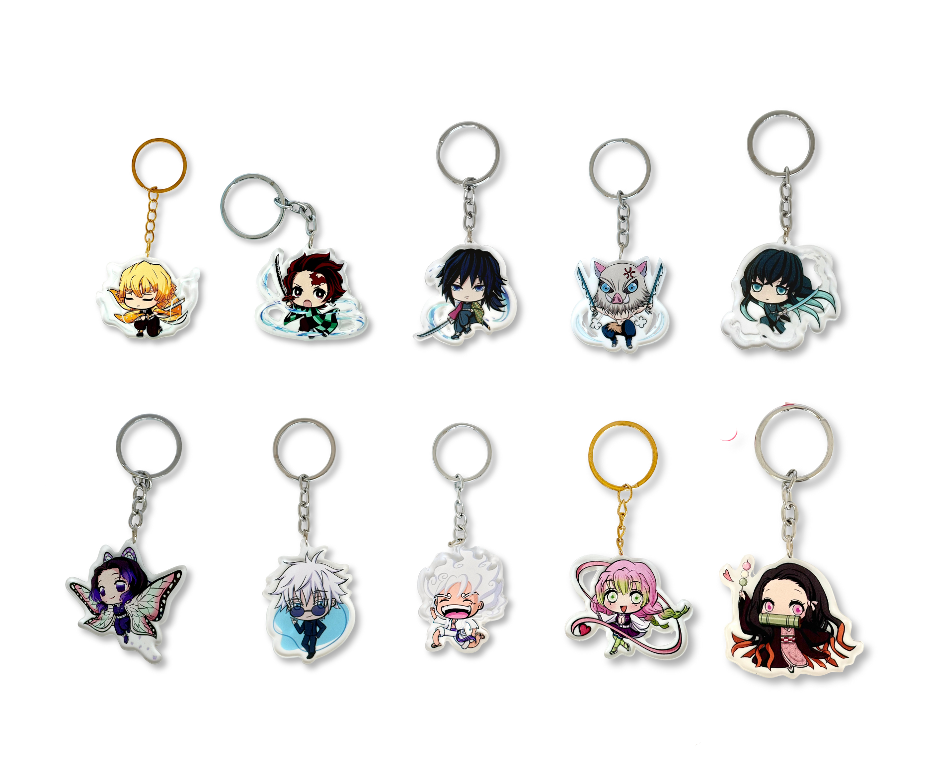 Gifts collection banner featuring cute keychains and accessories
