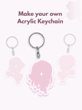 Custom Keychain photo upload design sample