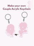 Custom Couple Keychain photo upload design sample