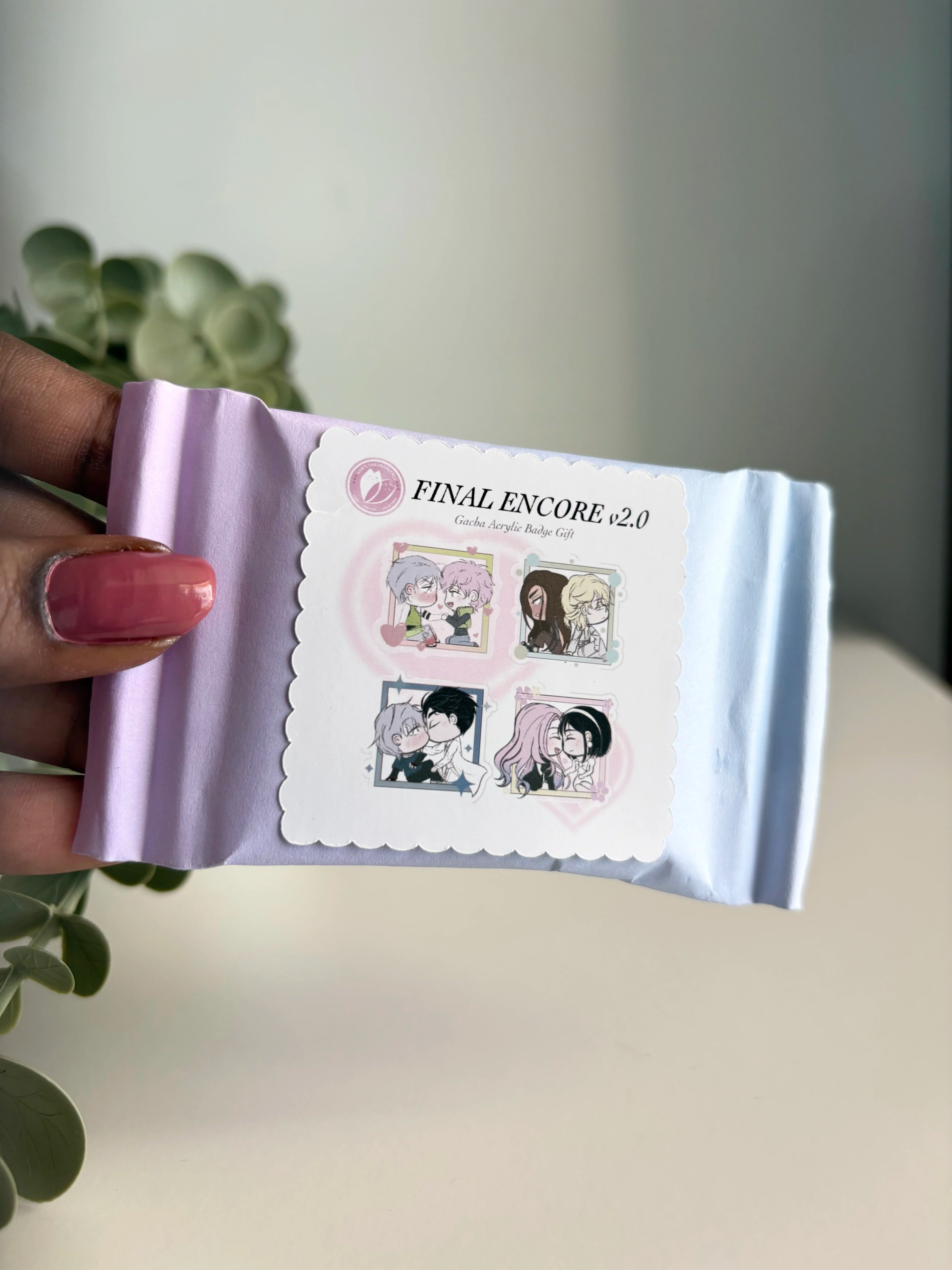 Anime Badge - Final Encore Gacha Acrylic Badge Gift v2.0