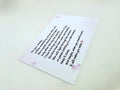 Personalized Note Card Add-On