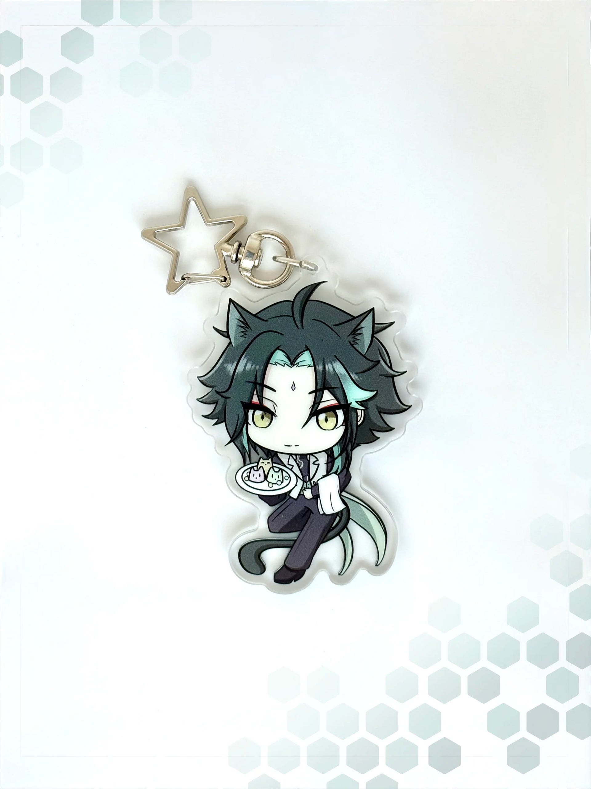 Anime Keychain - Xiao Acrylic Charm Gift – Sam's Sakurapetals